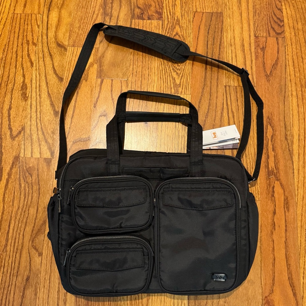 NWT Lug PJ Duffel Bag in Brushed Black